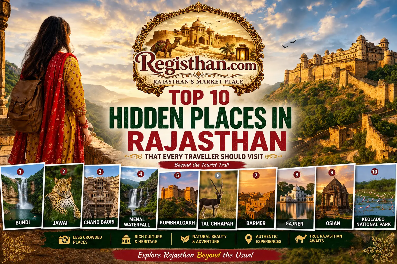 Top 10 Hidden Monsoon Destinations in Rajasthan You Must Visit in 2026